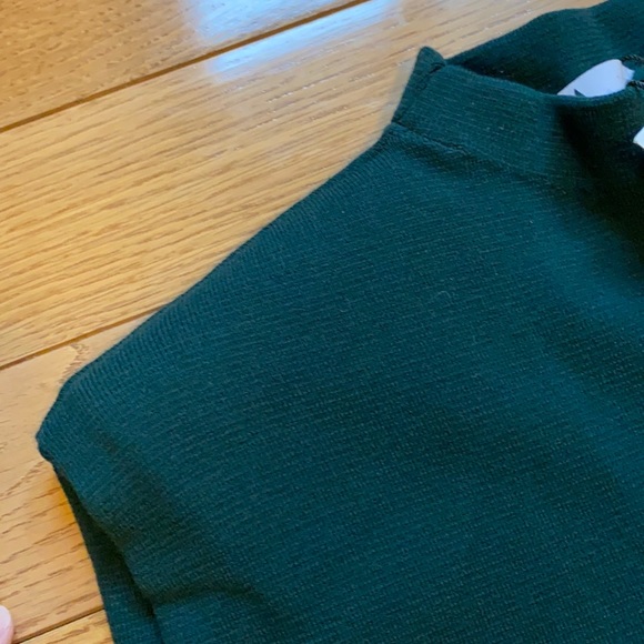 Zara knit sleeveless top w/ shoulder pads Small - Picture 6 of 7